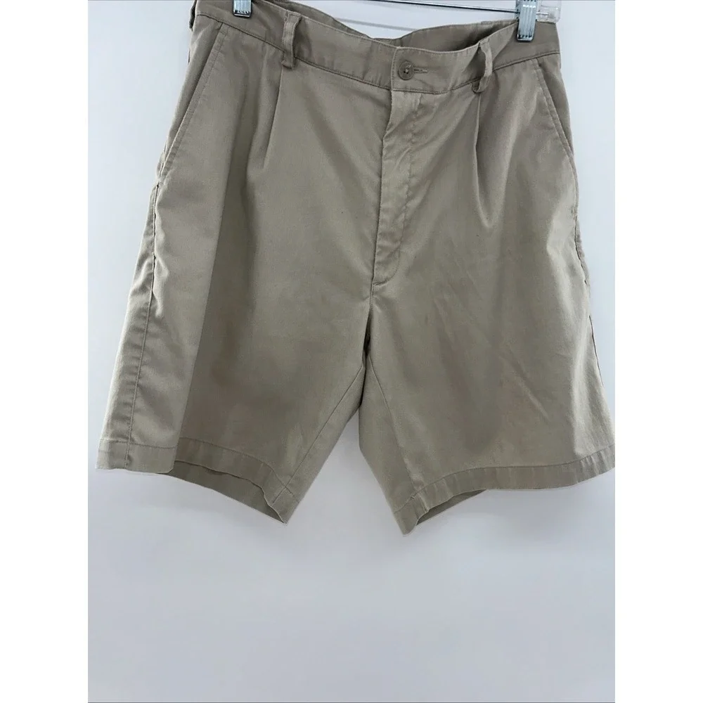 Nike Golf Dri Fit Shorts Khaki Performance Size 32 Men's Inseam 9
